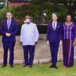 H.E JOHAN BORGSTAM, E.U SPECIAL ENVOY TO THE GREAT LAKES REGION MEETS PRESIDENT YOWERI.K. MUSEVENI AT STATE HOUSE, NAKASERO