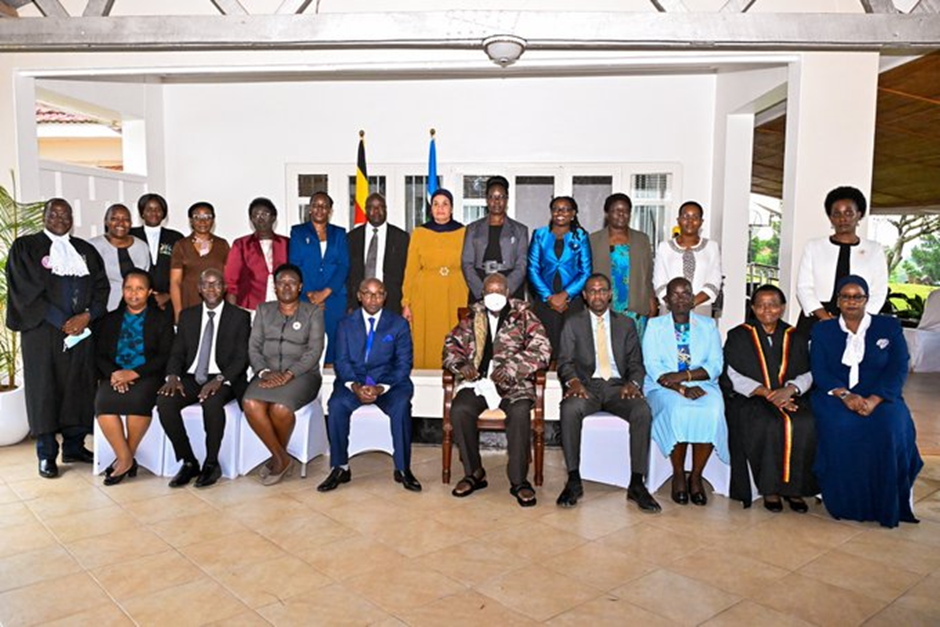 President Museveni Swears in New Top Justice Officials, Urges People-Centered Justice